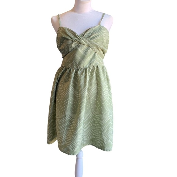 ROXY women's size large spaghetti strap sundress, light green - Picture 1 of 5